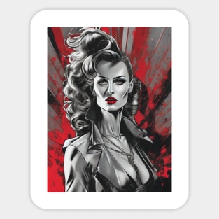 Lady Mob Boss Sticker